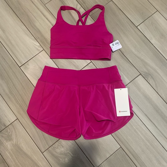 lululemon athletica Pants - Lululemon Speed Up Short & Energy bra